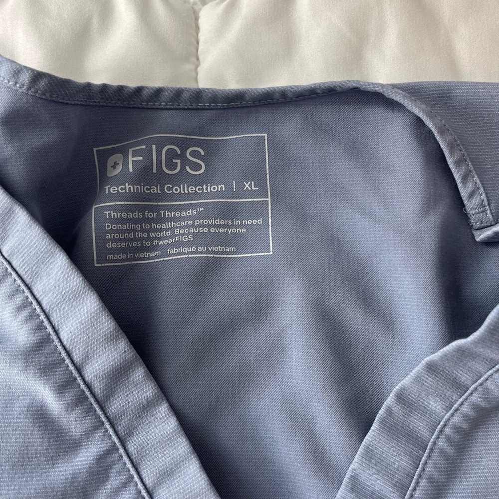 Figs Technical Collection in Soft Blue - Picture 2 of 9